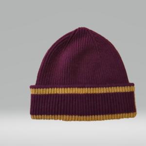 SCARLET AND GOLD HAT 100% LAMBSWOOL